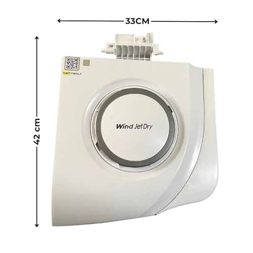 Image of Spin Lid Dryer Door Windjet Dry Compatible with LG 6.5Kg to 8.5Kg Semi Automatic Washing Machine (White Cut)