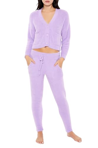 Image of Forever 21 Women's Fuzzy Cardigan Sweater