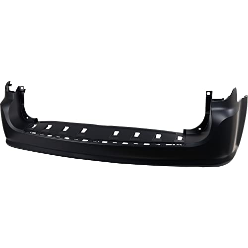 Garage-Pro Bumper Cover Compatible with Dodge Grand Caravan 2011-2020 For Models Without Blind Spot Sensor Holes Primed Rear CH1100969