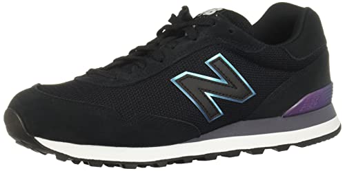 New Balance Women's 515 V1 Sneaker, Black/Iridescent, 7.5 M US