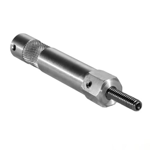 Image of Modern Studio Equiment 3 Inch Aluminum Baby Pin with 1 /4 Inch Male Thread, Raw Aluminum