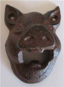 Cast Iron Wall Mounted Pig Bottle Opener #TOP1