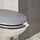 Amosfun Toilettendeckelheber - 6 StüCk Selbstklebende Toilettensitzheber Aus Robustem Abs FüR Badezimmer Wohnungen BüRos Und Hotels Ergonomischer Griff FüR Einfache Handhabung