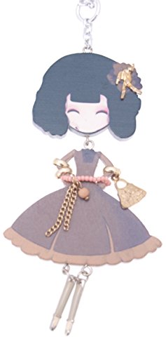 Sautoir Lolilota Poupée Bois Jupe Camel