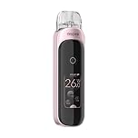 Aspire PIXO Touch Screen Pod Vape Kit | 30W | Adjustable Airflow | Long Lasting 1100mAh Battery | Pixo Pod Compatible (Pink) | Starter Vape Kit | MTL Vaping + RDTL & DTL | Button & Inhale Activated