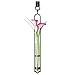 My Eco Glass Couronne Co. Florence Hanging Pendant Tube Vase with Wall Hook, M044-001, 16.5 Inch Tall, 2.7 Ounce Capacity, Clear (1)