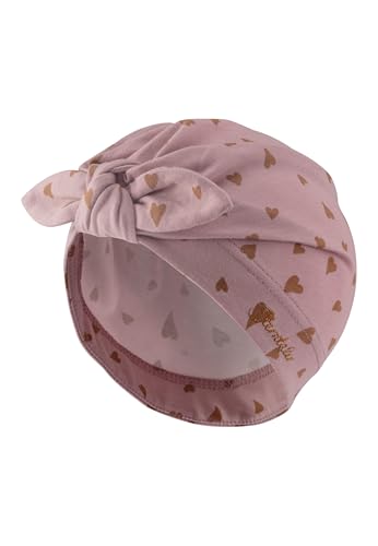 Sterntaler Knotenmütze Herzen - Babymütze aus Flammgarn-Jersey mit Allover Print - Mädchen UV-Schutz 30 Turban Mütze - modische Beanie Baby und Kinder Mütze - Übergangsmütze, samtrosa, Größe 49 Sterntaler Knotenmütze Herzen - Babymütze aus Flammgarn-Jersey mit Allover Print - Mädchen UV-Schutz 30 Turban Mütze - modische Beanie Baby und Kinder Mütze - Übergangsmütze, samtrosa, Größe 49