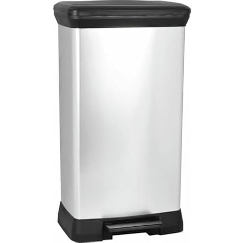 Curver 187177 Durable Rectangular Pedal Bin Cover