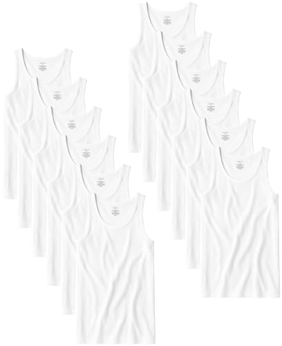 Andrew Scott Men's A Shirt Tanks | Cotton Tank Top Athletic Undershirts | Multi Packs & Colors - Main Image