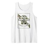 Funny Redneck Shirt, Camouflage Pure White Trash Tank Top