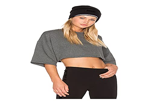 Image of Puma Women's Solid Slim Fit Crop Top