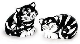 Toy Zany Salt/Pepper Shakers Cat Shakers Ceramic
