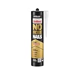 UniBond No More Nails 3in1 White, High Strength All Purpose Adhesive, Bonds, Seals & Fills, Waterproof Grab & Gap Filler for Wood, Tile, Metal, Concrete, Indoor & Outdoor Use, 280ml Cartridge