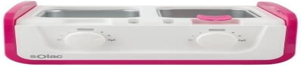 Solac DC7502 - Depilador Calentador de cera profesional con doble cubeta y filtro para reciclar la cera y volver a usarla
