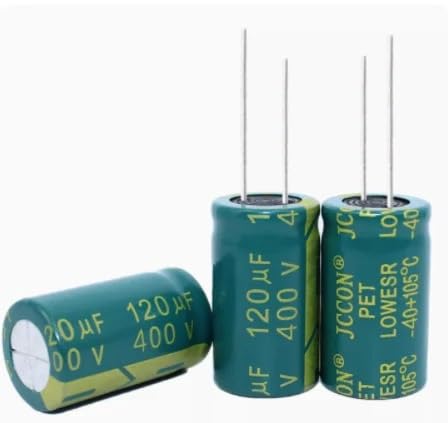 Condensateurs 400V 120uF contre les pannes d'alimentation