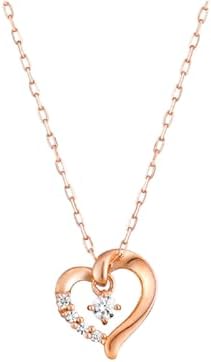 Amazon | 4℃(ヨンドシー)ダイヤモンドプラチナ(PT)ネックレス  