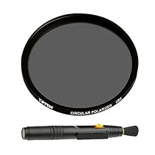 Tiffen 40.5 mm المستقطب الدائري عدسة الاستقطاب حزمة تصفية مع عدسة تنظيف فرشاة كيت 2 البنود