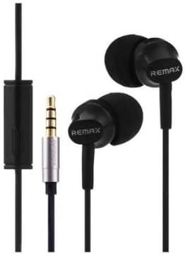 REMAX BASE-DRIVEN wired earphones Black 