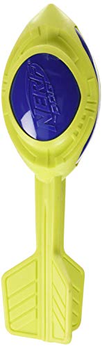 Nerf Dog Rubber Megaton Vortex Dog Toy, Lightweight, Durable and Water Resistant, 12 Inches, For Medium/Large Breeds, Single Unit, Blue/Green