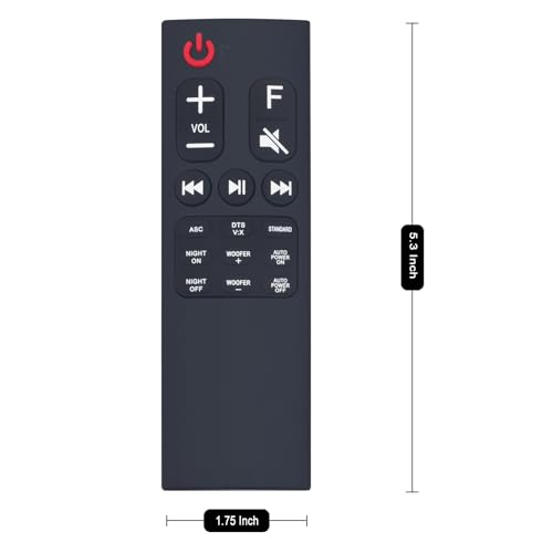 Télécommande pour LG SK5Y et SK5 barre de son AKB75515316 SPK5B-W