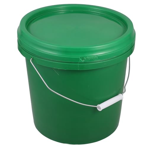 CONGARTENO Lidded Food-grade Plastic Fermentation Bucket for Home Brewing for Wine and Beer Making Airtight Seal with Handle for and Storage