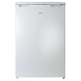 Igenix IG155W Freestanding Under Counter Fridge With 2 Adjustable Shelves, 1 Salad Drawer, 3 Door Shelves, Reversible Door, 97 Litre Capacity Fridge, 16 Litre Ice Box, 55 cm Wide, White