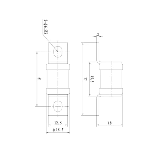 Fusible RGS4 110A 690V cartouche de protection surintensité triphasé - 4