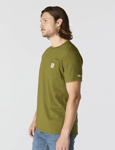 Image of Carhartt Men's Force Relaxed Fit Midweight Short-Sleeve Pocket T-Shirt