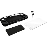 Nyko Premium Travel Kit - Everything A Gamer Needs On-The-Go - Includes A Traveling Case, Protective Glass Cover, Silicone Grip Cover and Wired Earbuds - Nintendo Switch