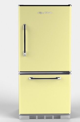 Amazon Com Big Chill Retropolitan 18 5 Cu Ft Fridge Slide Out Freezer Yellow Appliances