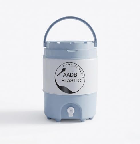 Image of Plastic Insulated Water Jug, 20 litres | BPA Free | Food Grade | Insulated Water jug Cool Chilled Water Camper jar Insulated Flask Dispenser Container (Sky Blue)