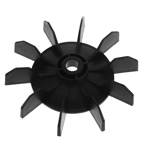 Ipetboom Aspas para Ventilador de Motor de Compresor de Aire Pequeño Repuesto de Aspas Negras Eje de 14 MM Accesorio para Refrigeración Industrial y Construcción Pieza de Recambio para