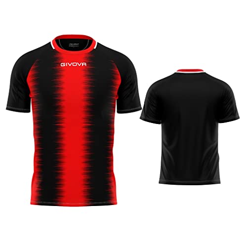 T-Shirt Stripe Interlock Givova mixte pour le sport et loisirs