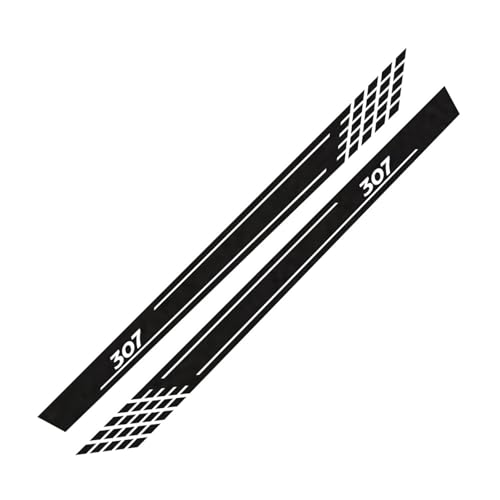 Bandes latérales Peugeot 307 en vinyle haute qualité pour une finition esthétique durable
