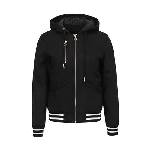 Women Padded Jacket Hooded Coats for Women Long Sleeve Thin Hooded Plain Winter Fall Hoodies 2025 Trendy