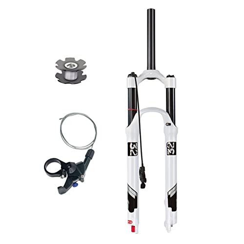 Fourches d'amortisseur VTT 29 pouces avec rebond réglable et pivot 1-1/8