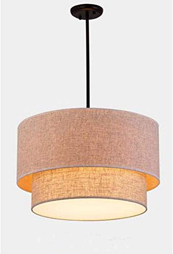 Preisvergleich Produktbild Einfache moderne Pendelleuchte Flachs Stoff Regenschirm Kronleuchter Beleuchtung Kreative Hängelampe Persönlichkeit Stil Loft Suspension Stoff Lampenschirm Rundes Design Glühbirne Hoch verstellbar War