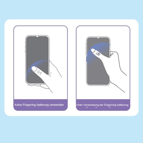 Soporte de para teléfono móvil, Soporte de de Metal, Agarre de Dedo móvil, Accesorio Delgado para teléfono con Giratorio para Escribir, Ver vídeos, videollamadas, Tomar Fotos - imagen 5