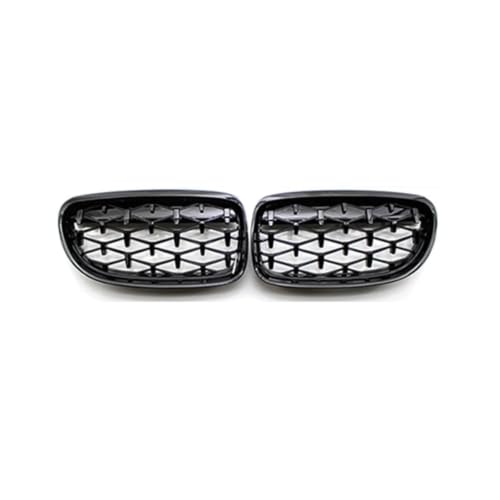 Calandre rein avant gloss black au design double ligne pour pare-choc E90 E91