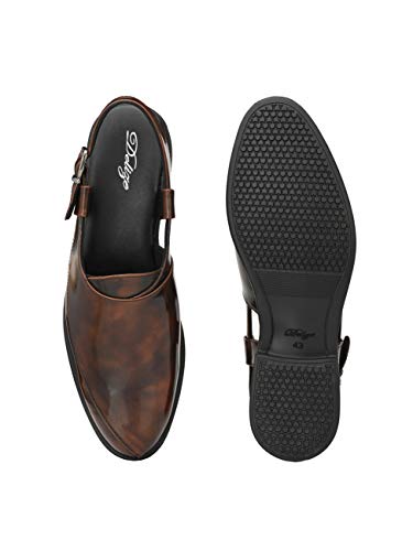 Image of Delize Men's Brown Roman Sandals