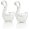 Amazon.com: Setype Elegant Ceramic Swan Sculpture - Table Decorations ...