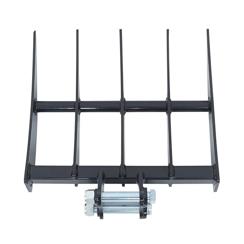 Heavy-Duty Rake Attachment for 1 Ton - 1.5 Ton Mini Excavators Durable Design