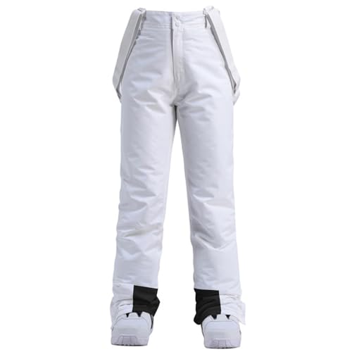 Pantalon de ski chaud pour femme blanche en station de sports d'hiver taille XXL