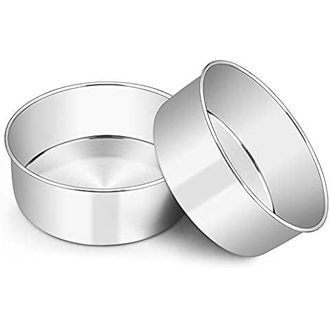 Homikit 8-Inch Deep Cake Tin Set Cover