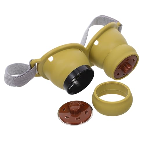 HOLIDYOYO Portable Eye Moxibustion Glasses for Eye Care Protection Innovative Traditional Moxa Container Compact Design for Home Office Travel Comprehensive Health for Screen Users