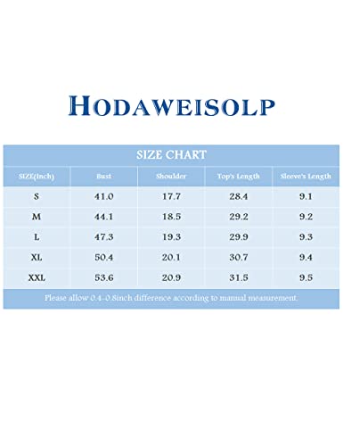 Hodaweisolp Men's Casual Short Sleeve Button Down Bowling Summer Loose Hawaiian Beach Shirts - Image 4