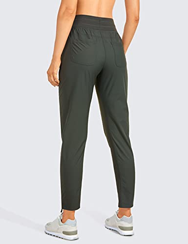 CRZ YOGA Calças Femininas Esportivas Casuais Leves Treino Atlético Ao Ar Livre Bolsos De Viagem 27 P