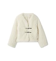 Amazon | バックルショートファージャケット FWFJ245034GRY0 | コート