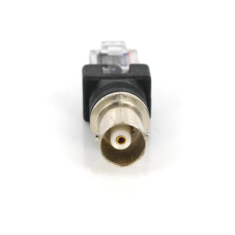 Adaptador BNC Hembra a RJ45 Macho Pack x5 miniatura 3