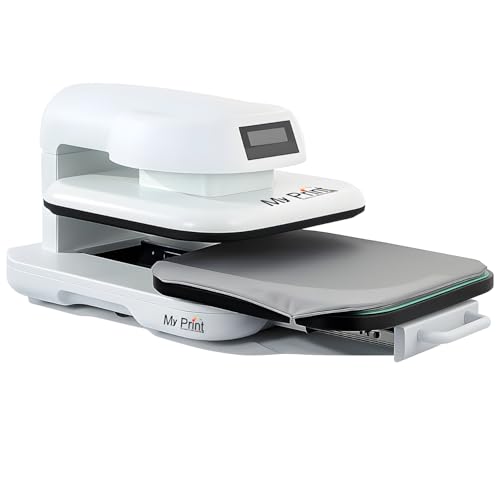 Image of MY PRINT | Heat Press Machine | Heavy Duty Multifunction Sublimation & DTF Printing Machine | T-Shirt Printing Machine | for [DTF] [Sublimation] [Vinyl] Printing Business Supply Product (Gen-1 [15X15 AutoMatic])
